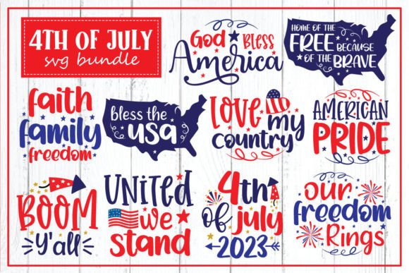 4th of July SVG Bundle: A Must-Have for Graphics and Crafts