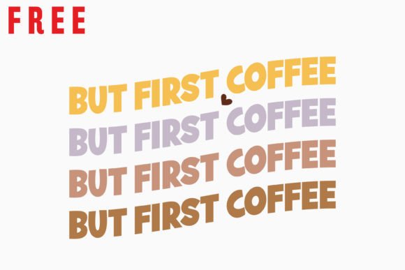 Free Retro Funny Coffee Quotes SVG for Creative Graphics