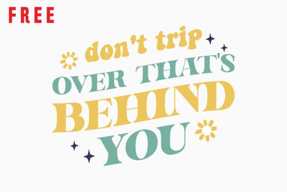 Free Retro Groovy Inspirational SVG for Creative Graphics