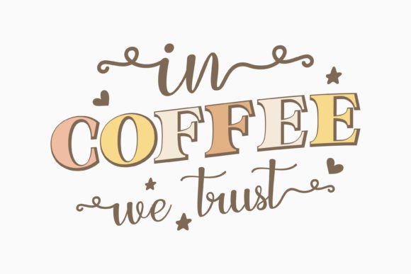 In Coffee We Trust Retro SVG: A Designer's Review