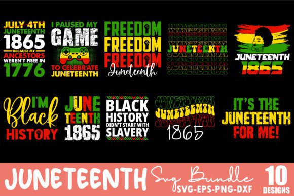 Juneteenth SVG Bundle: A Creative Asset for Graphics and Crafts