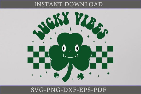 Lucky Vibes: A Festive SVG for Crafts and Graphics