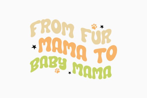 Retro Dog Quote SVG for Fur Mamas