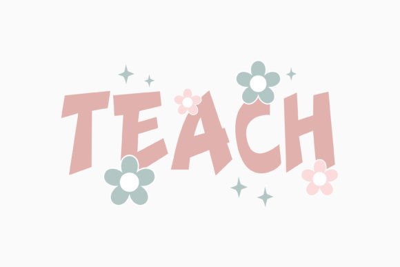 Retro Teacher Quote SVG for Crafts and Graphics