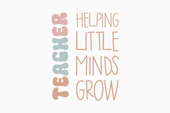 Retro Teacher Quote SVG for Crafts and Graphics