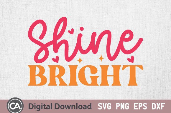 Shine Bright SVG: A Sparkling Addition to Your Embroidery