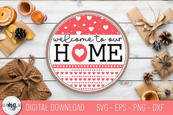 Welcome to Our Home Round Ornaments SVG: A Graphics Gem for Crafts